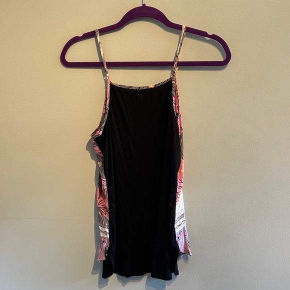 Hale Bob Pink and Black Camisole Top - Picture 3 of 5